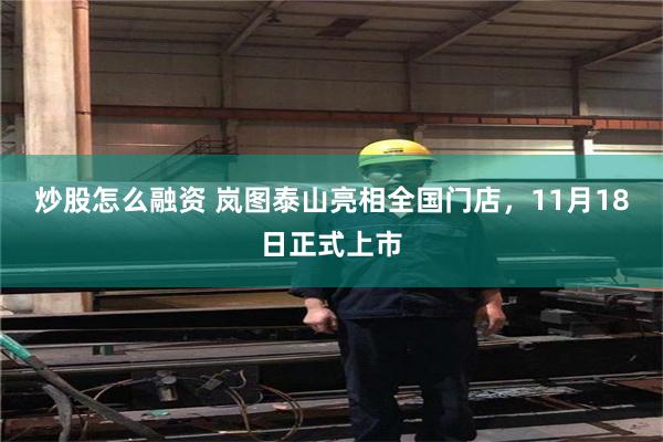炒股怎么融资 岚图泰山亮相全国门店，11月18日正式上市