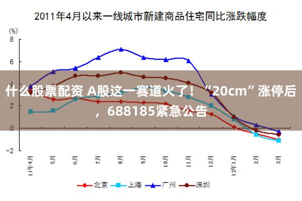 什么股票配资 A股这一赛道火了！“20cm”涨停后，688185紧急公告