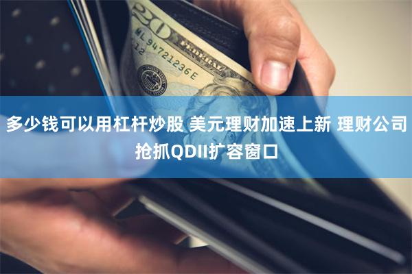 多少钱可以用杠杆炒股 美元理财加速上新 理财公司抢抓QDII扩容窗口