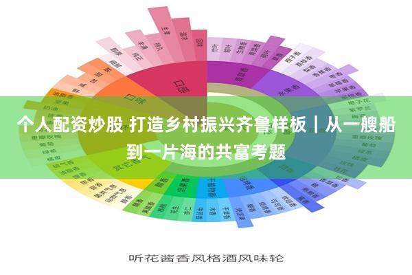 个人配资炒股 打造乡村振兴齐鲁样板|从一艘船到一片海的共富考题
